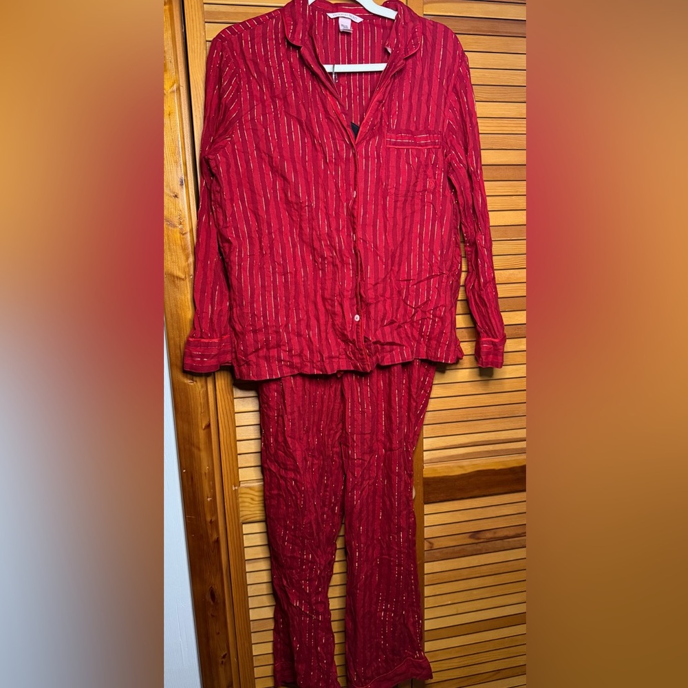 Victoria's Secret Red Pajama Set size small